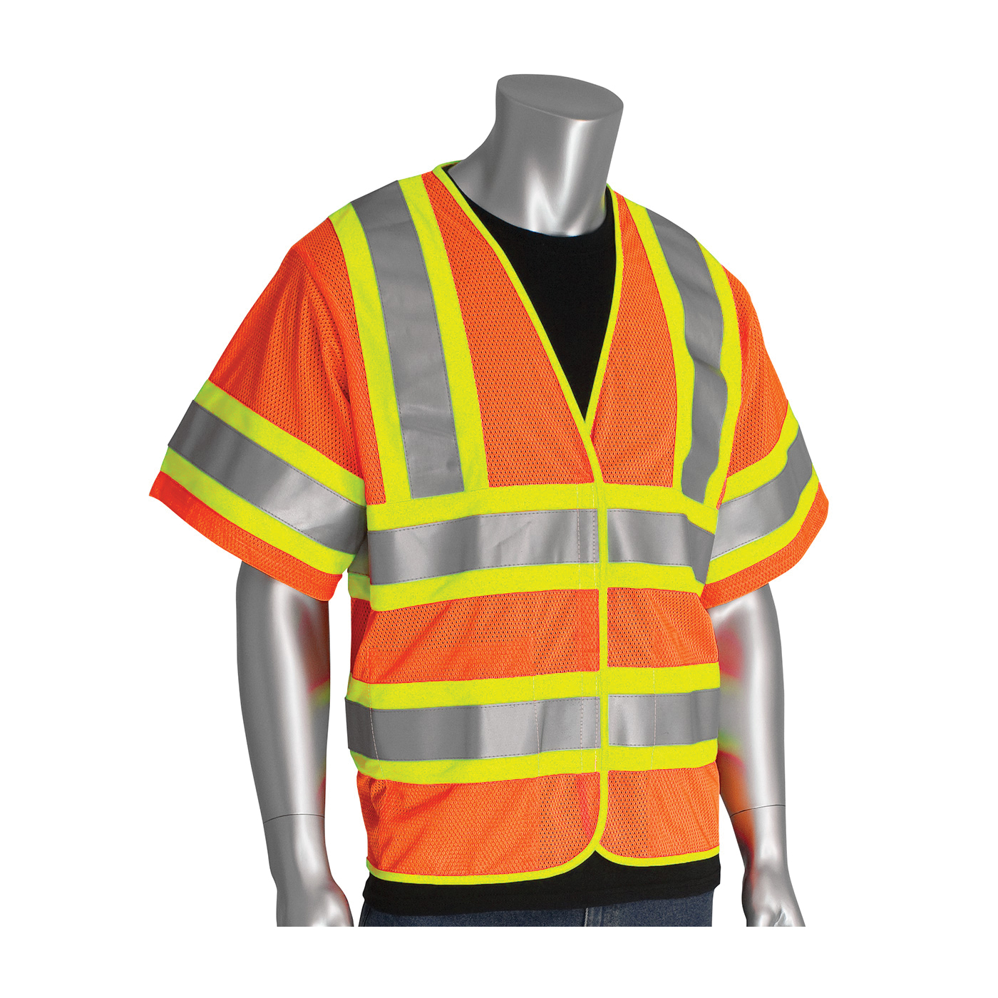 2XL/3XL HI-VIS ORG CLS3 MESH VEST
