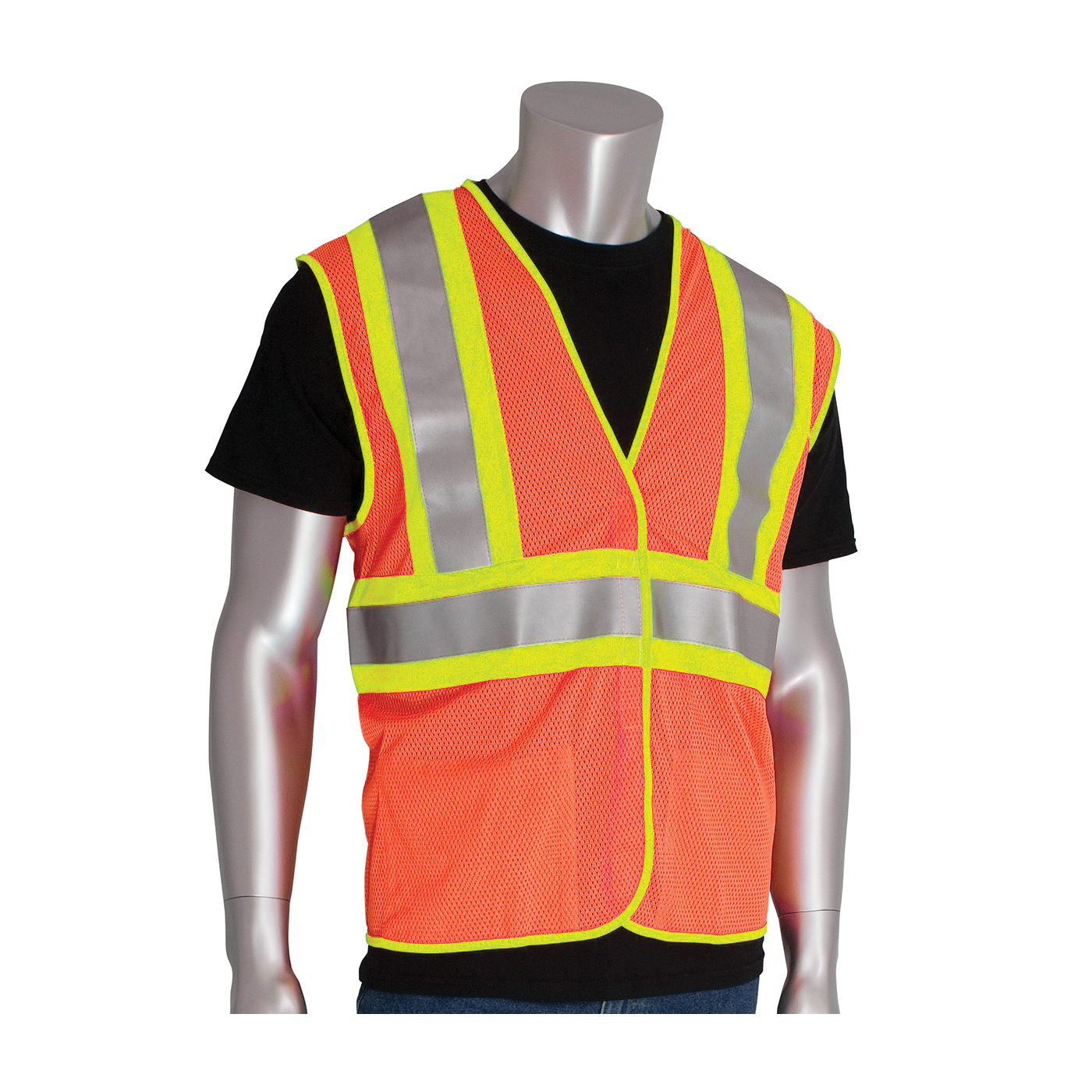 2XL/3XL HI-VIS ORG CLS2 MESH VEST