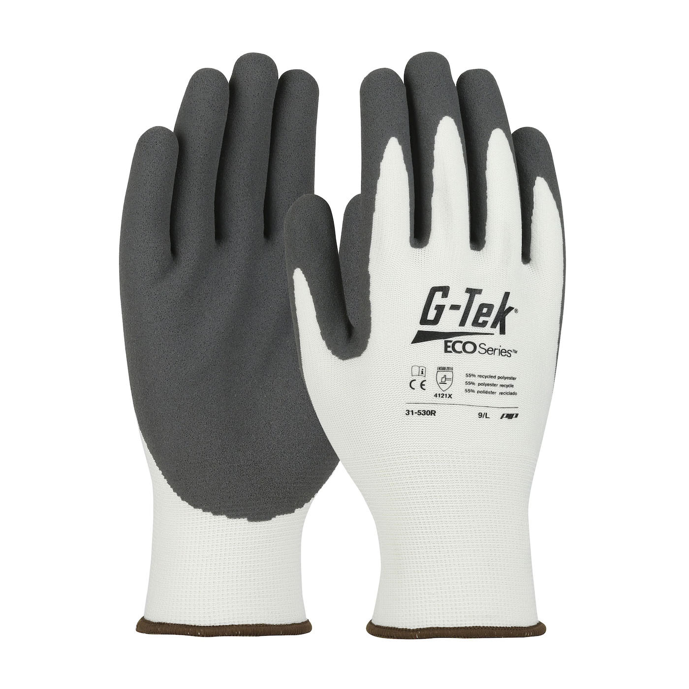 LG G-TEK ECO GLOVE 13G WHT RECYCLED