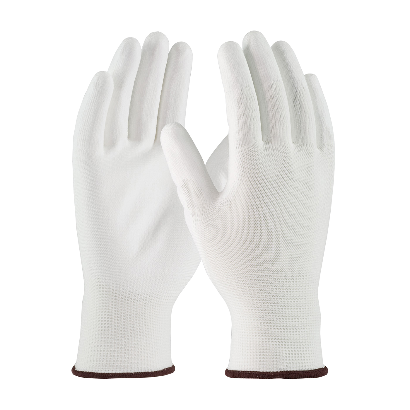 2XL WHT POLYESTER 13G SHELL WHT PU GLOVE
