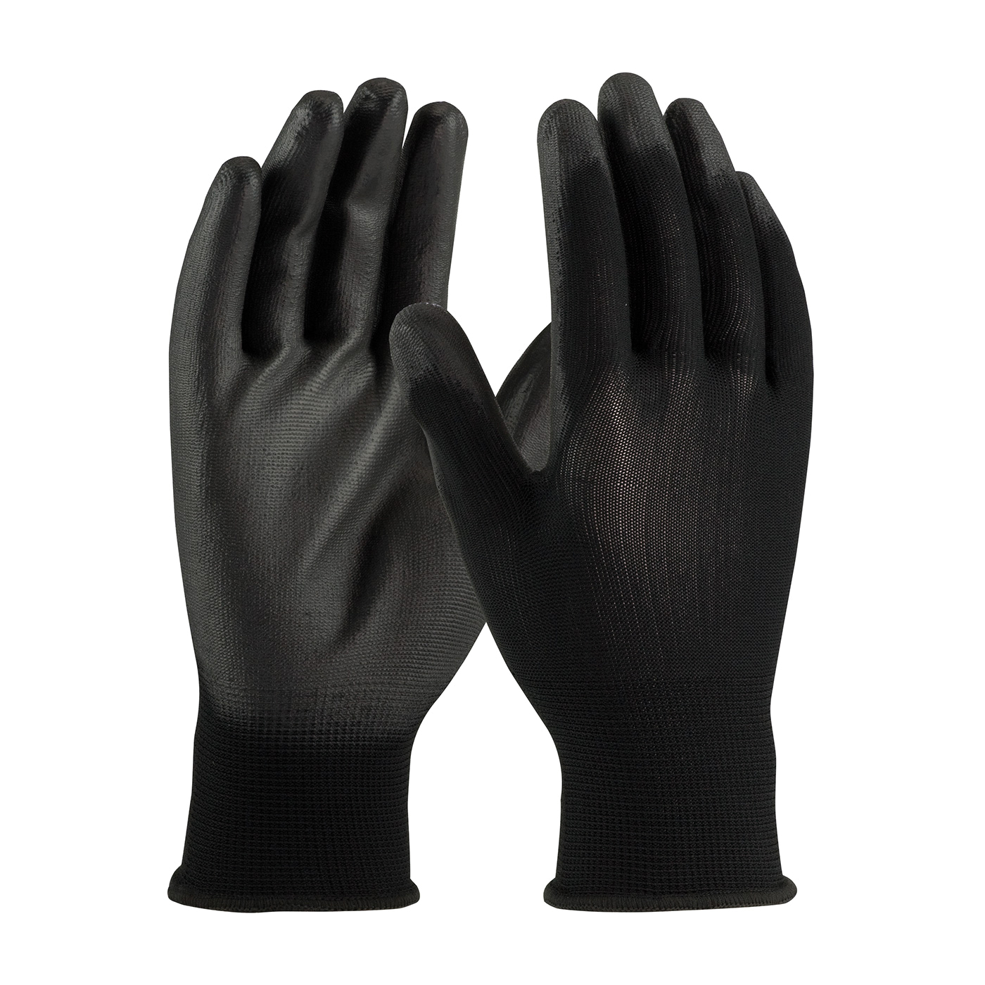 2XS BLK POLYESTER 13G GLOVE BLK PU
