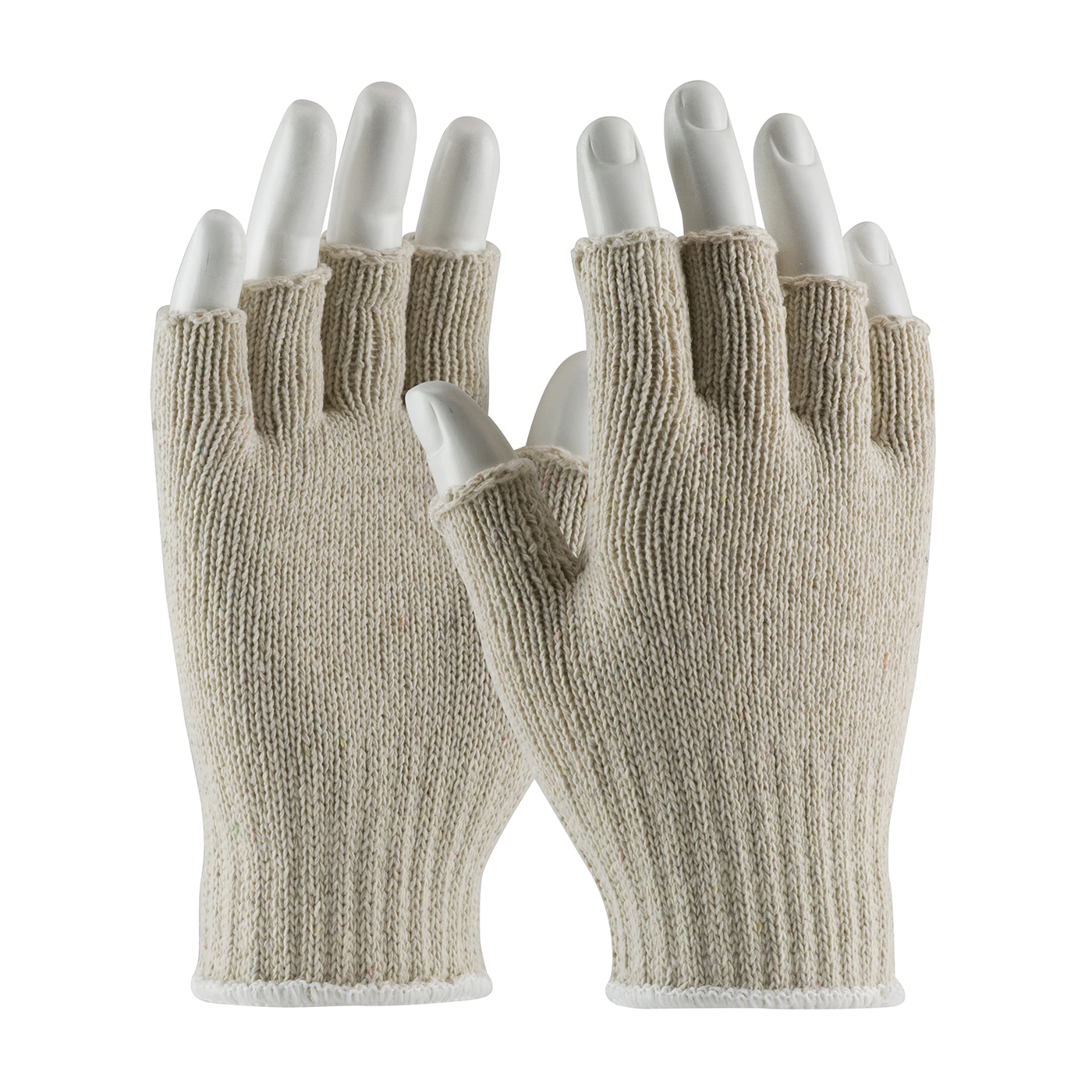 LG COTTON/POLYESTER GLOVE-FINGERLESS