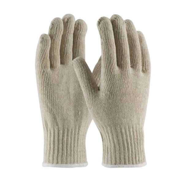 35-C410 SM NATURAL COTTON/POLYESTER GLOVE