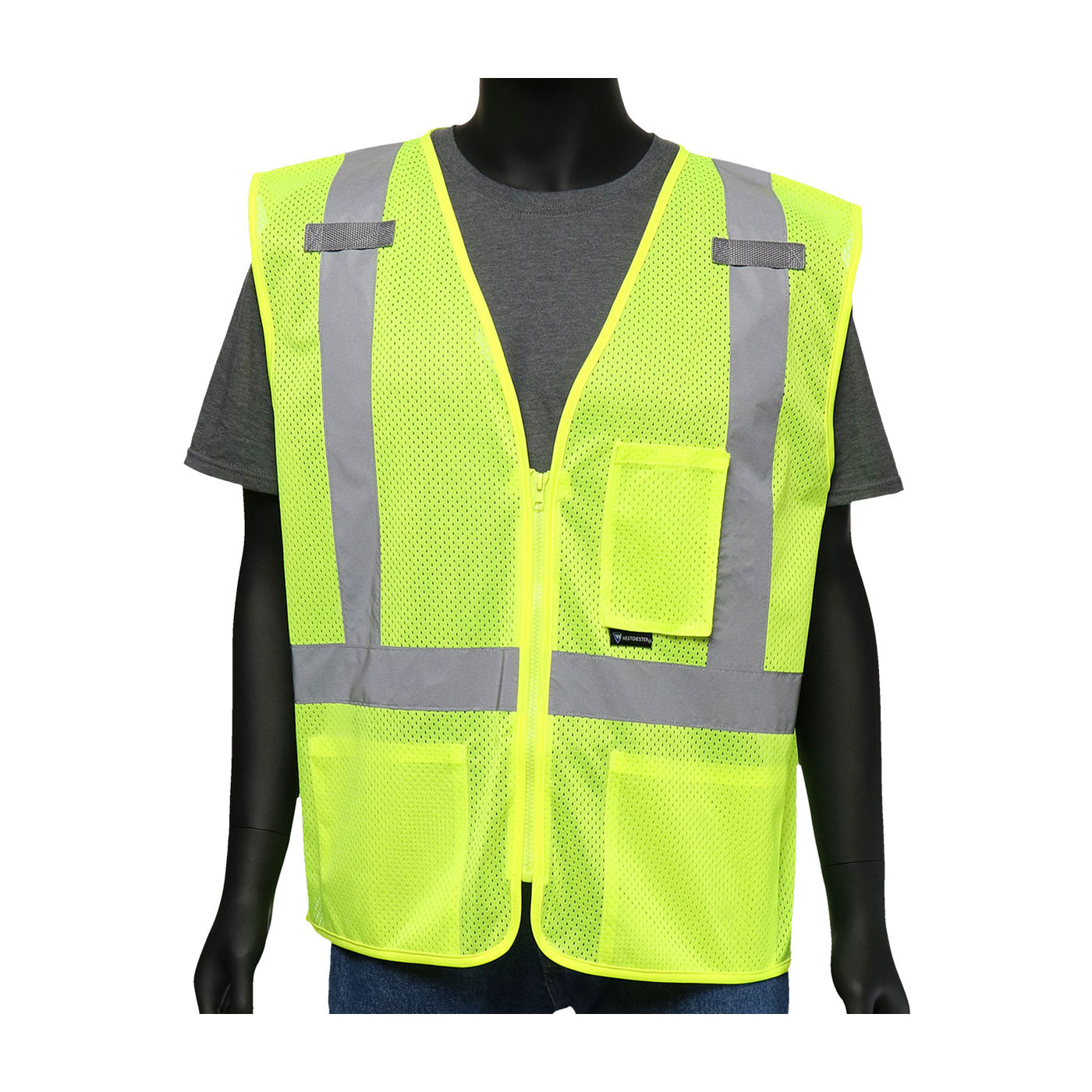 5XL HI-VIS YEL TYPE-R CLASS2 MESH VEST,