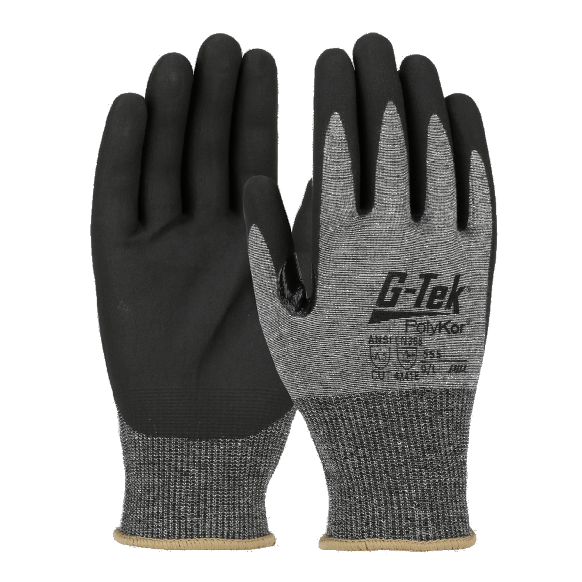 XSM G-TEK POLYKOR GLOVE 18G CHARCOAL,