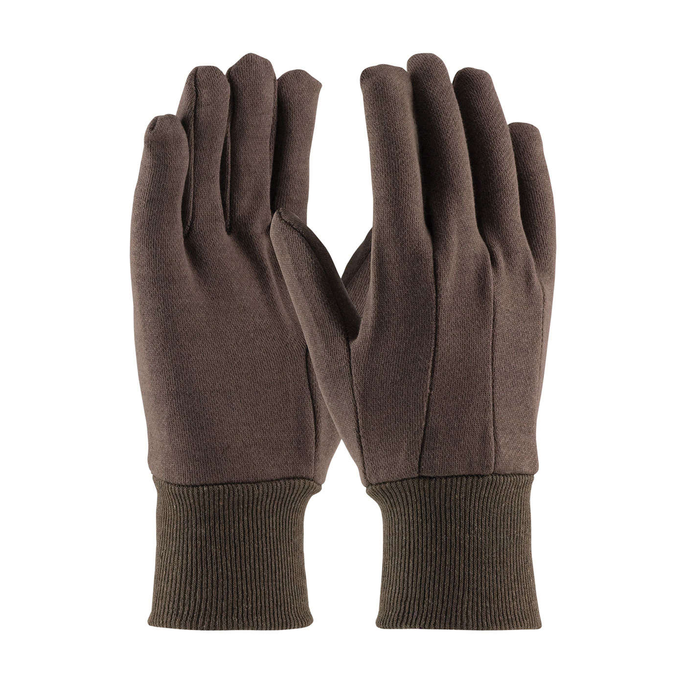 750C LG MENS BRN JERSEY GLOVE