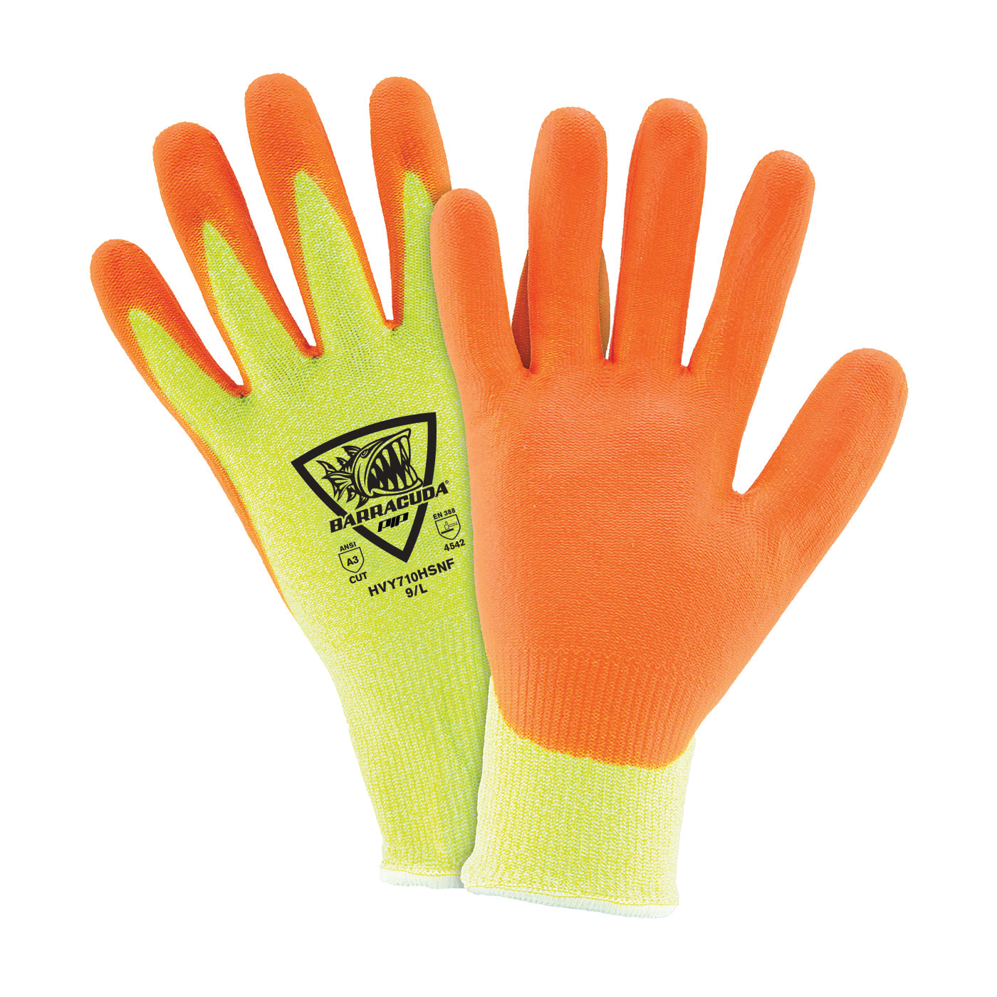 2XL POSIGRIP GLOVE HI-VIS YEL HPPE, ORG