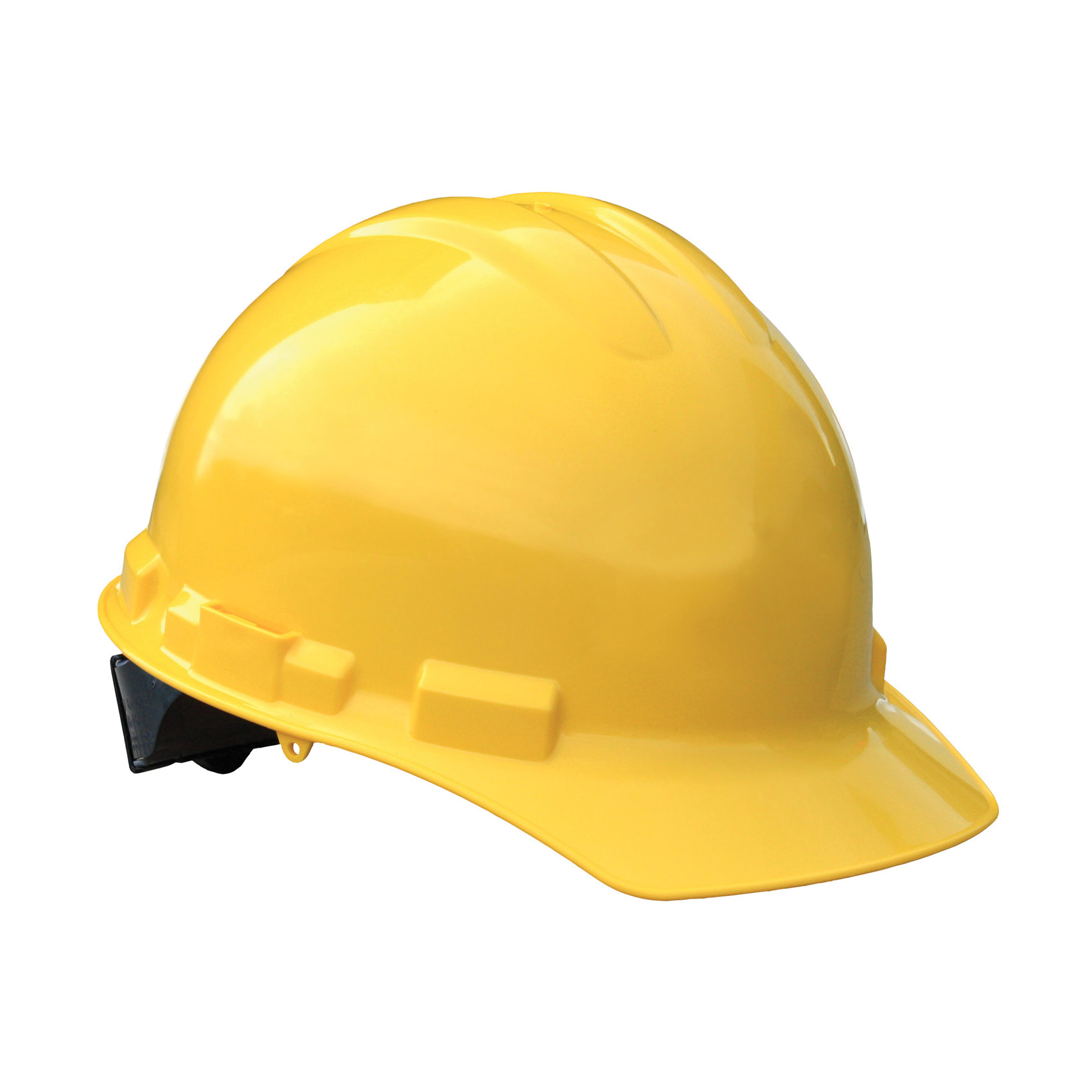 YEL HDPE CAP 4PT RATCHET HARD HAT
