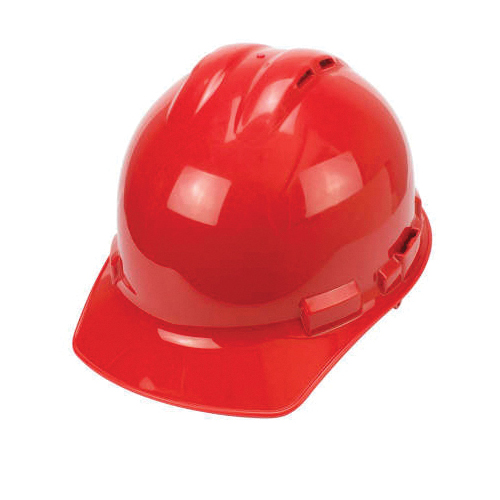 RED HDPE GRANITE VENT CAP HARD HAT