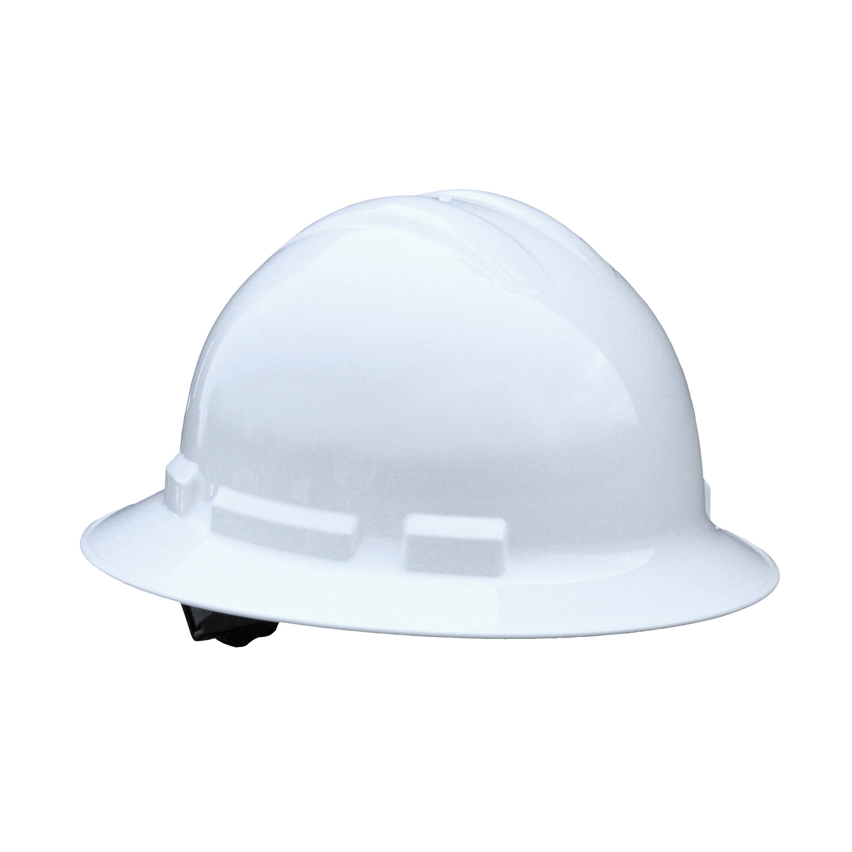 WHT HDPE FULL BRIM 4PT RATCHET HARD HAT