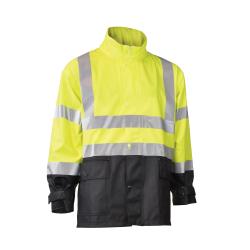5XL GRN/BLK SE RW07 RAIN JACKET
