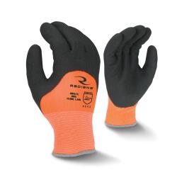 2XL ORG NYL/2PLY 3/4DIP LATEX COLD GLOVE