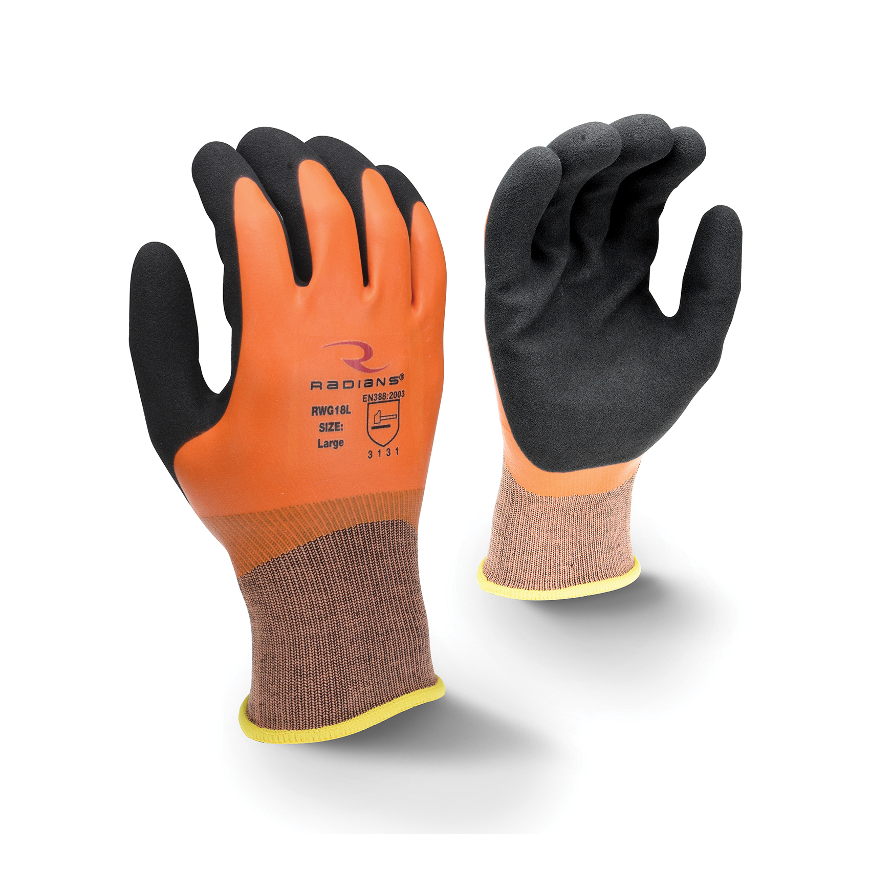 LG ORG 13GA NYLON LATEX COATED GLOVE