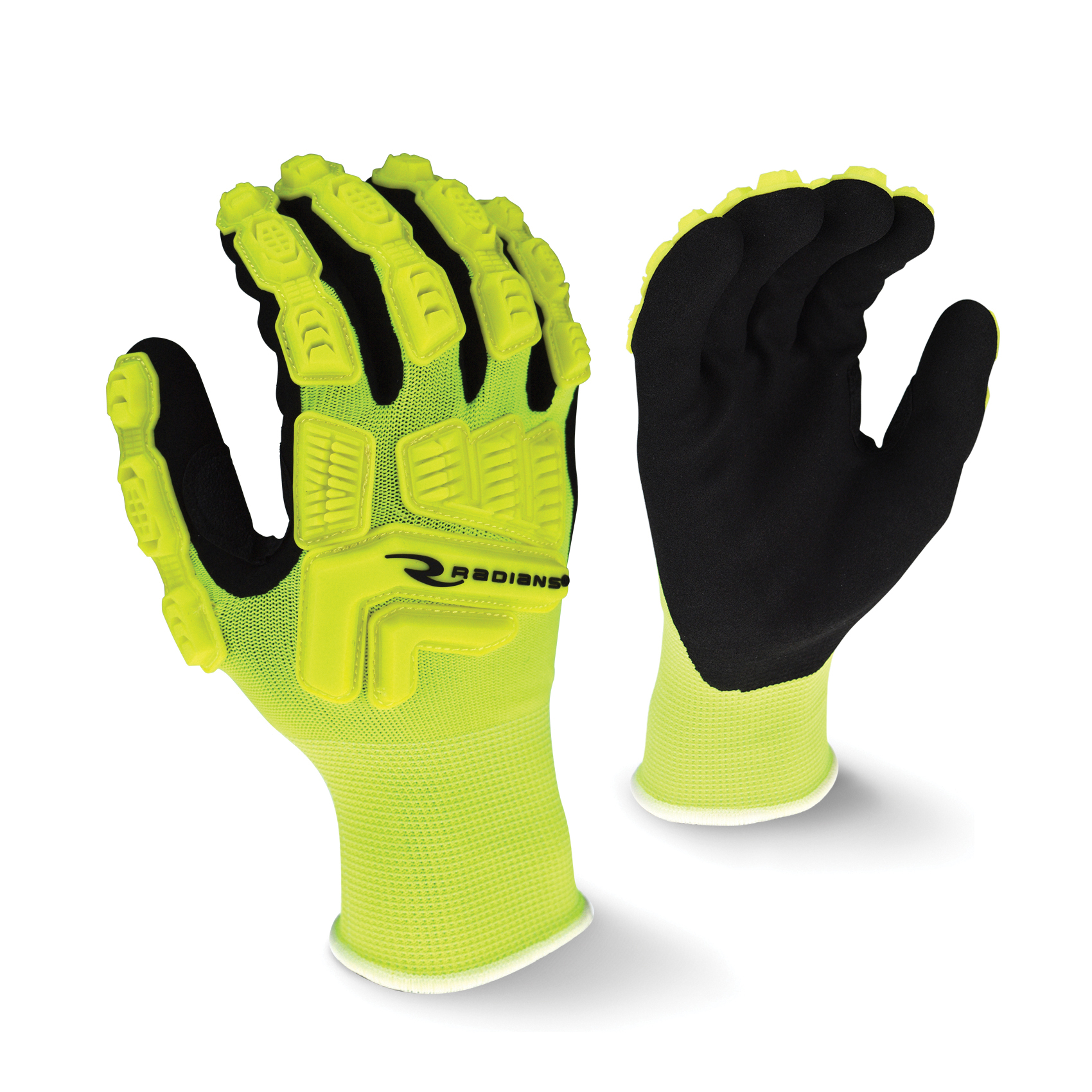 LG HI-VIS YEL NYL/SANDY FOAM NITR GLOVE