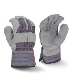 2XL GRY SPLT COW FLEECE LINED GLOVE