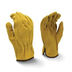 XL RUSSET SPLT COW LEATHER DRIVER GLOVE