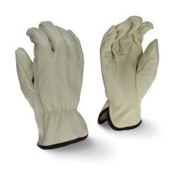 2XL GRY COW LEATHER ECON DRIVER GLOVE