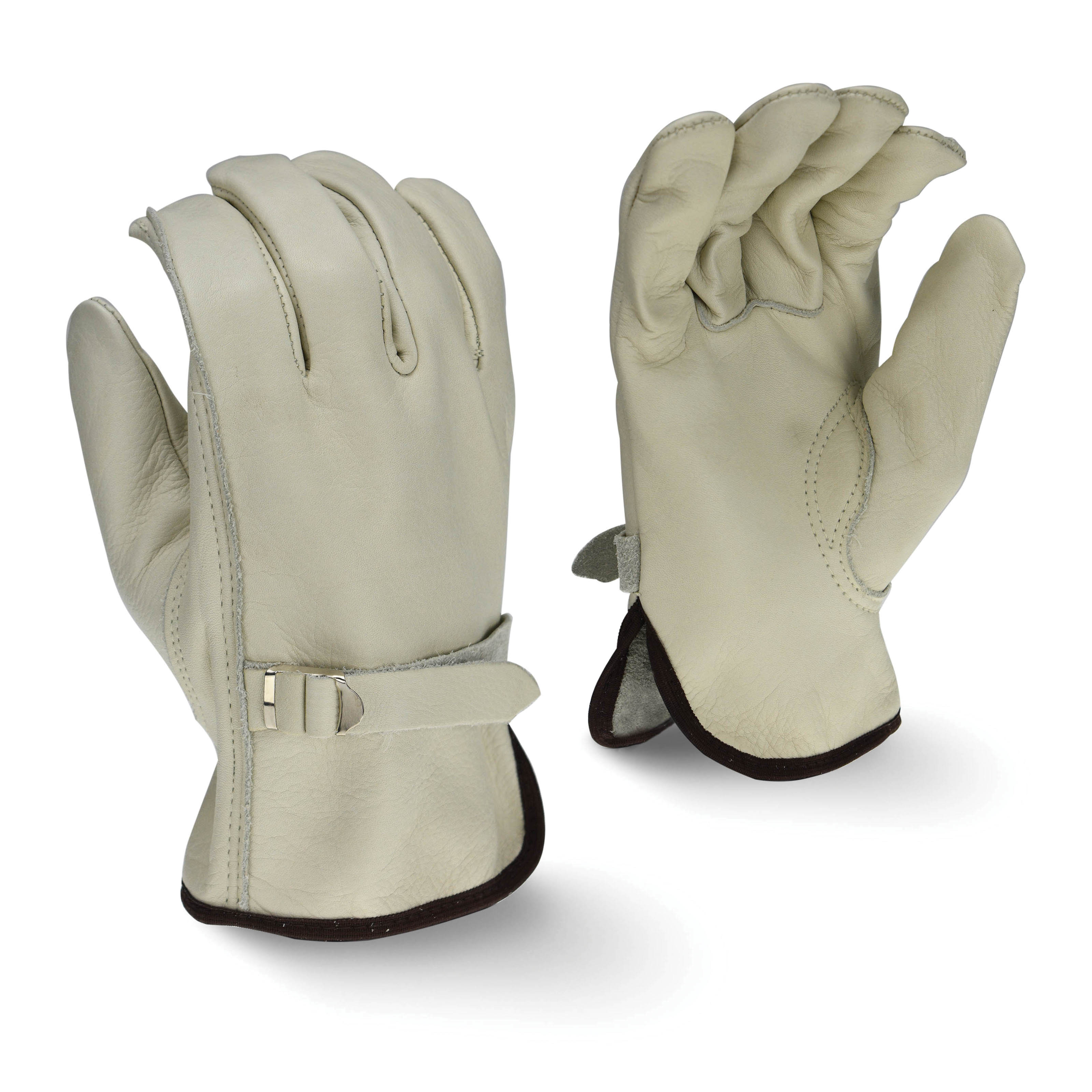 LG GRY STD GRAIN COW DRIVER GLOVE