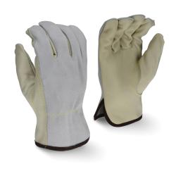 2XL GRY COW LEATHER DRIVER GLOVE
