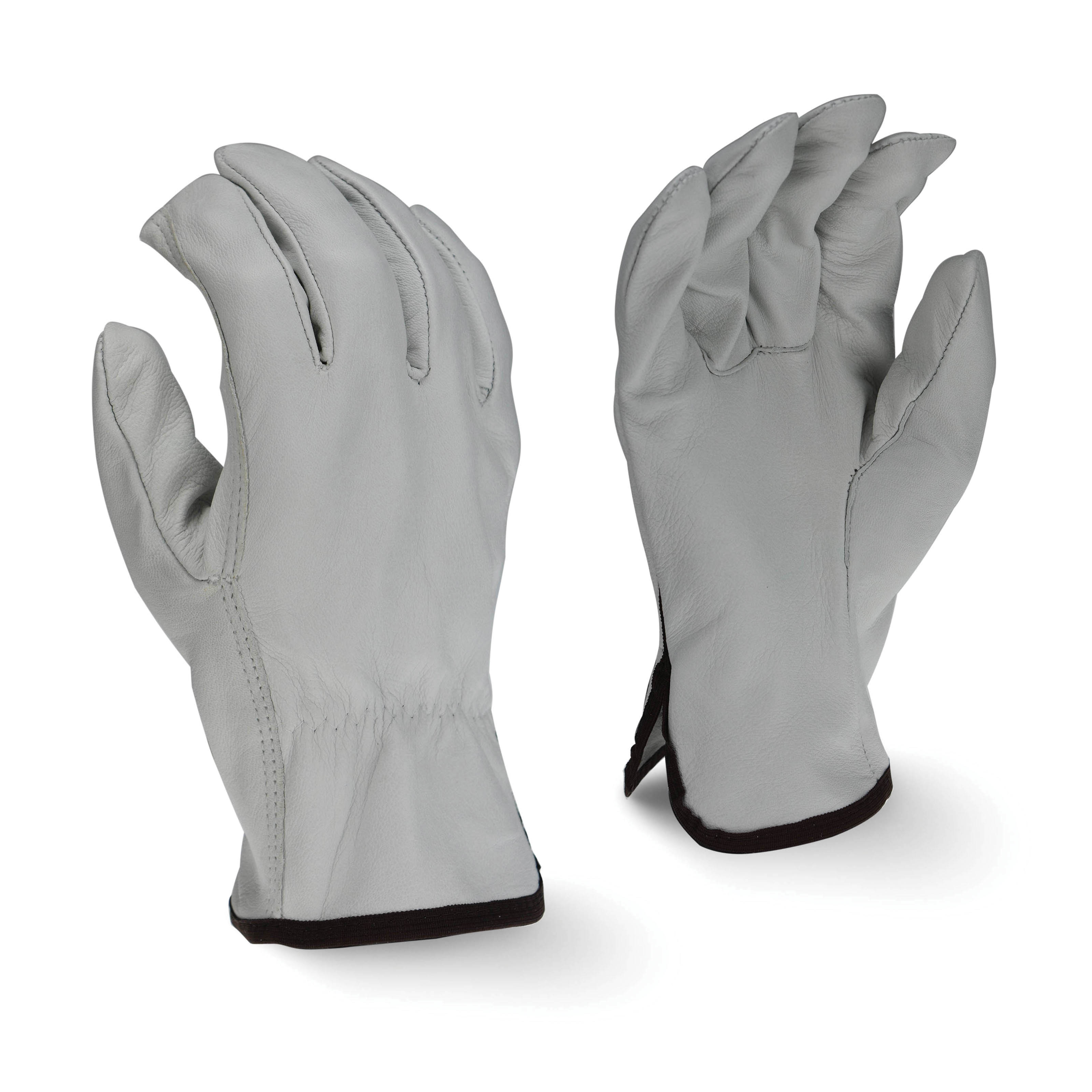LG GRY STD GRAIN LEATHER DRIVER GLOVE