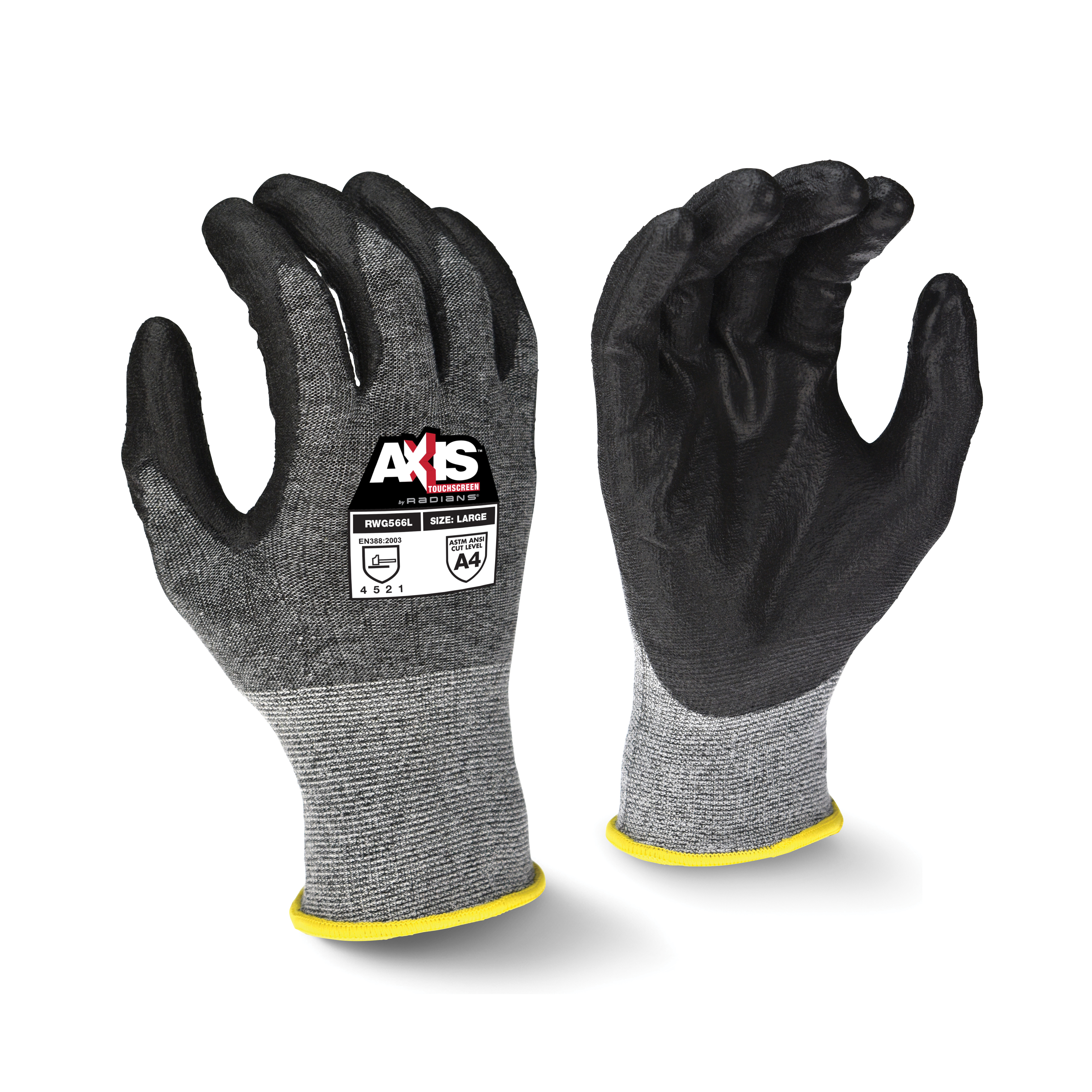 MD CUT5 TOUCHSCREEN PALM COATED GLOVE