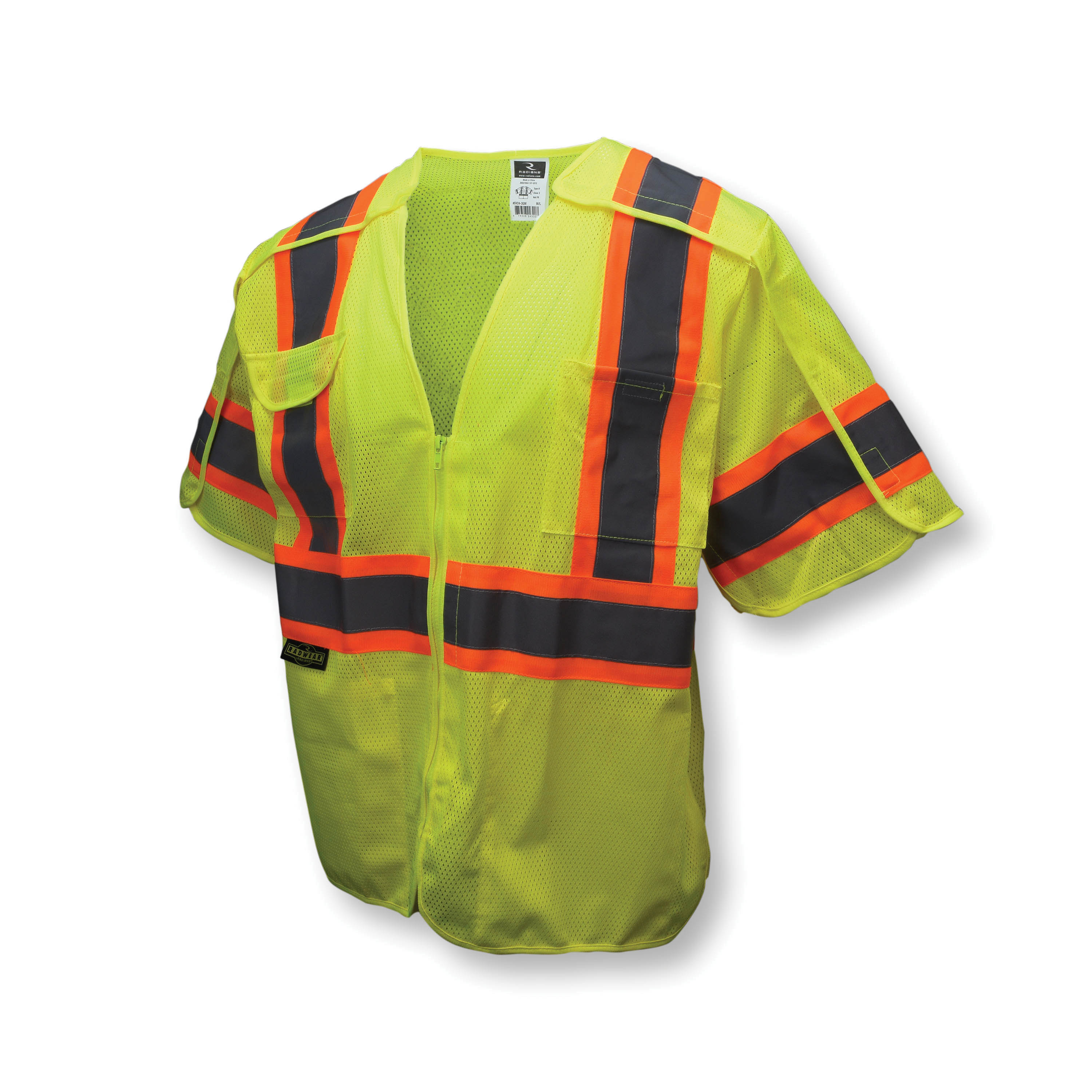 3XL-5XL GRN BREAKAWAY SURVEYOR VEST