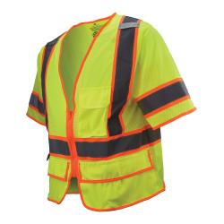 3XL GRN SE CLASS3 SURVEYOR VEST