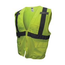 4XL HI-VIS GRN SURVEYOR CLASS2 VEST
