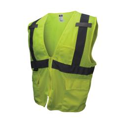 LG HI-VIS GRN SURVEYOR CLASS2 VEST