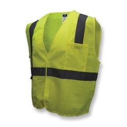 4XL HI-VIS GRN ECON MESH CLASS2 VEST