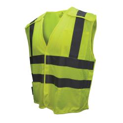 MD GRN SE CLASS2 MESH BREAKAWAY VEST