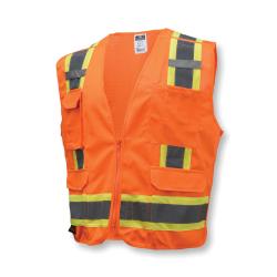 3XL ORG CLASS2 BREAKAWAY SURVEYOR VEST