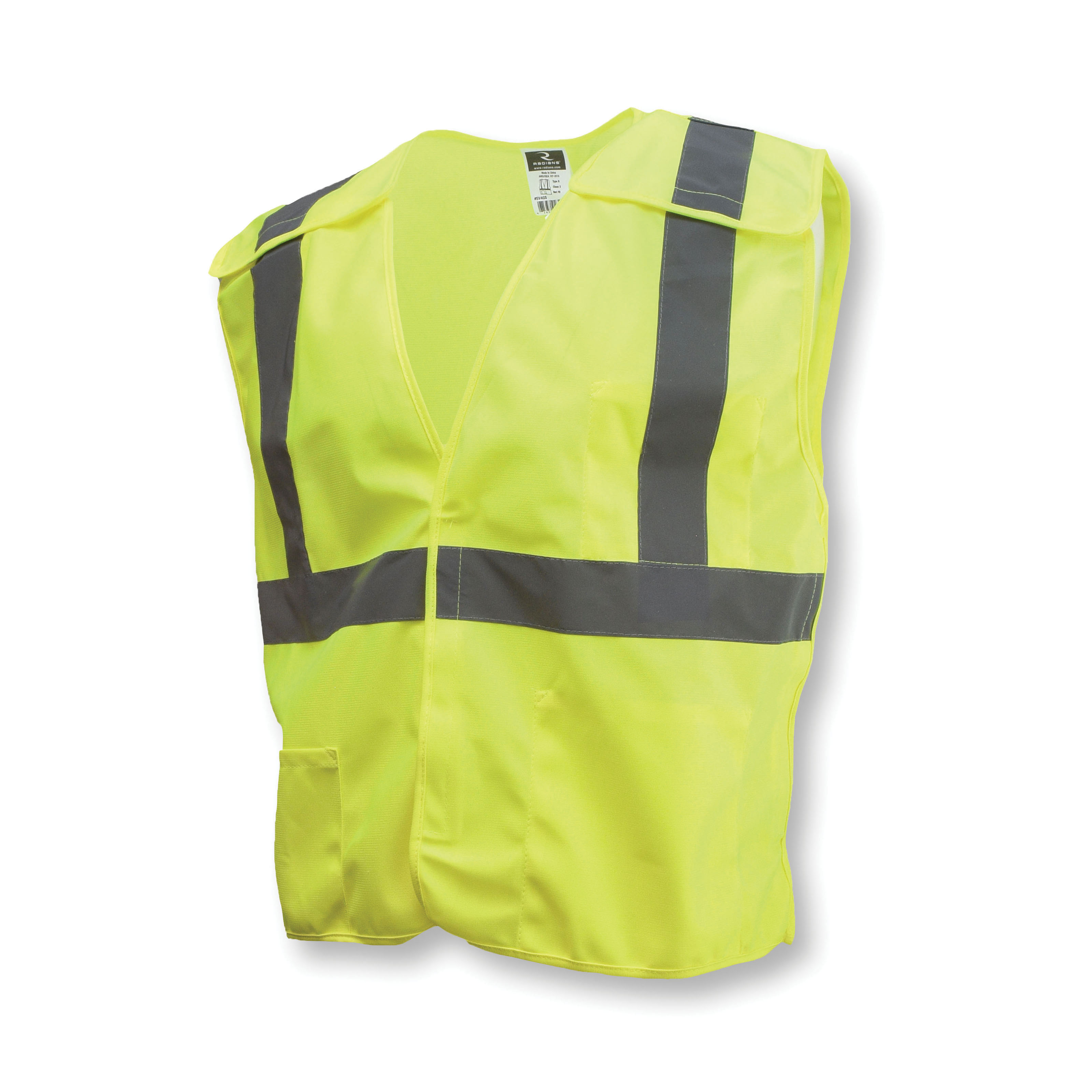 MD GRN CLASS2 ECON BREAKAWAY SOLID VEST