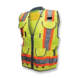 3XL 2TONE HVY WOVEN ENGINEER VEST