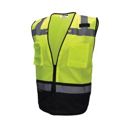 5XL GRN/BLK CLASS2 HD SURVEYOR VEST