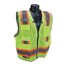 MD GRN CLASS2 HD VEST w/ CONTRAST