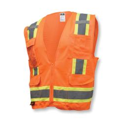 MD ORG SOLID/MESH VEST w/ CONTRAST