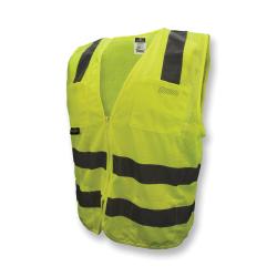 3XL HI-VIS GRN STD CLASS2 MESH VEST