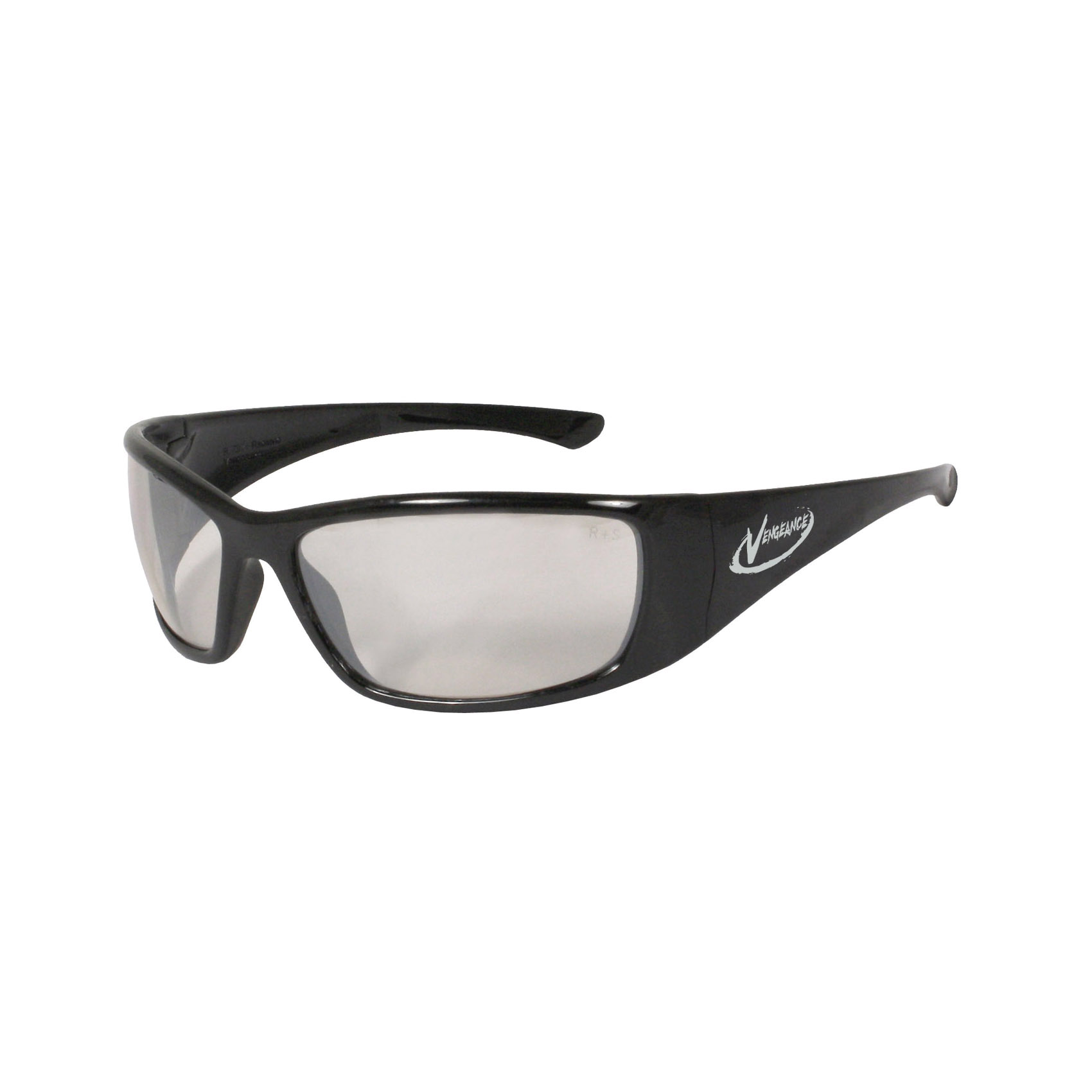I/O SAFETY GLASSES w/ BLK FRAME