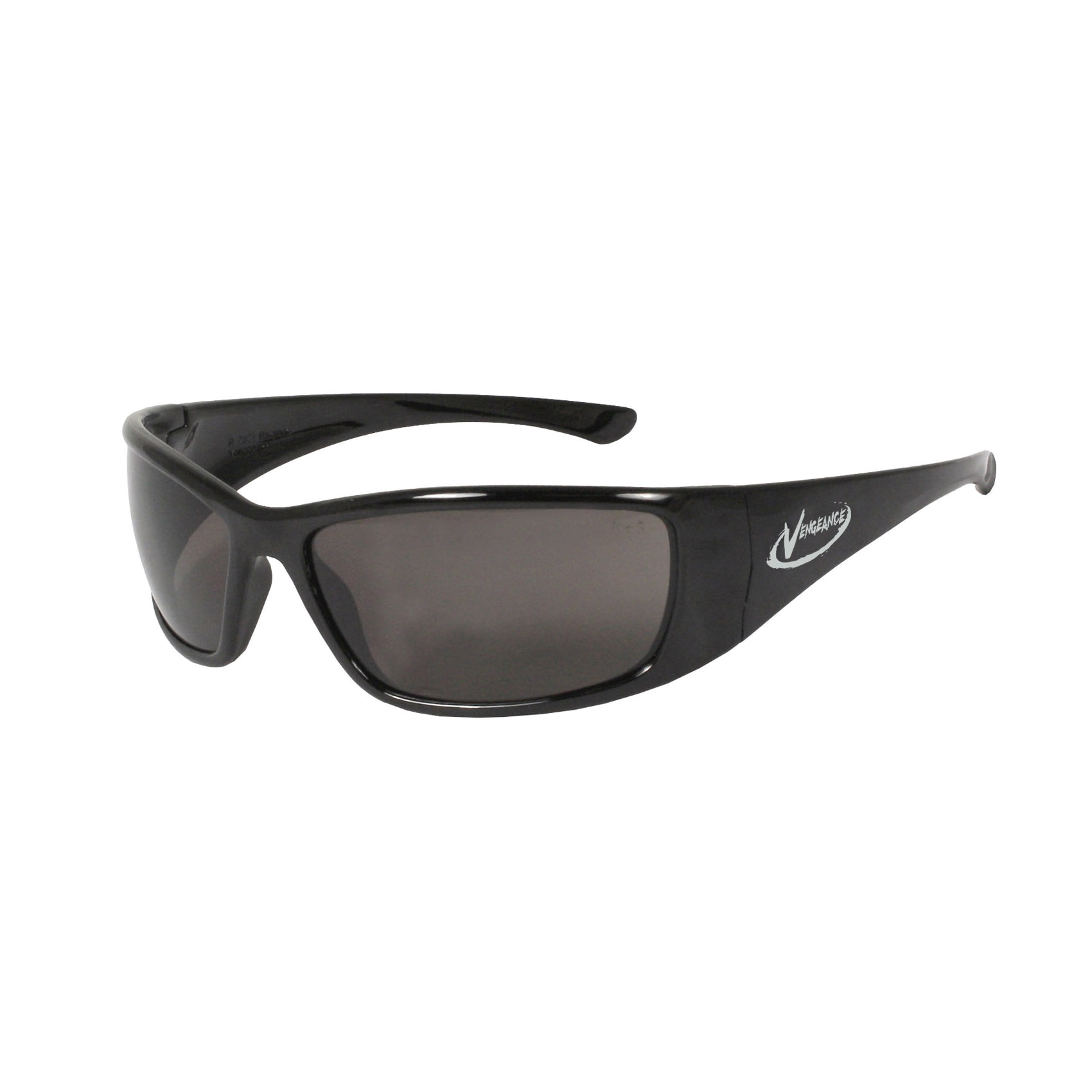 POL SMK SAFETY GLASSES w/ BLK FRAME