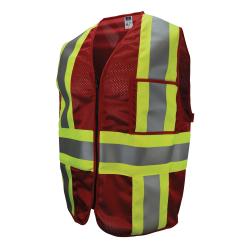 XL RED CLASS1 SV22-STYLE VEST