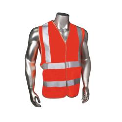 3XL ORG VEST w/ 2 HORZ STRIPES