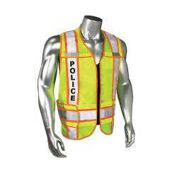 2XL-4XL HI-VIS GRN 2TONE CLASS2 VEST