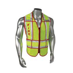 MD-XL HI-VIS GRN SPLT TRIM EMS VEST