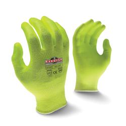 MD HI-VIS YEL HPPE/PU DIP A2 GLOVE