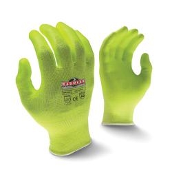 SM HI-VIS YEL HPPE/PU DIP A2 GLOVE