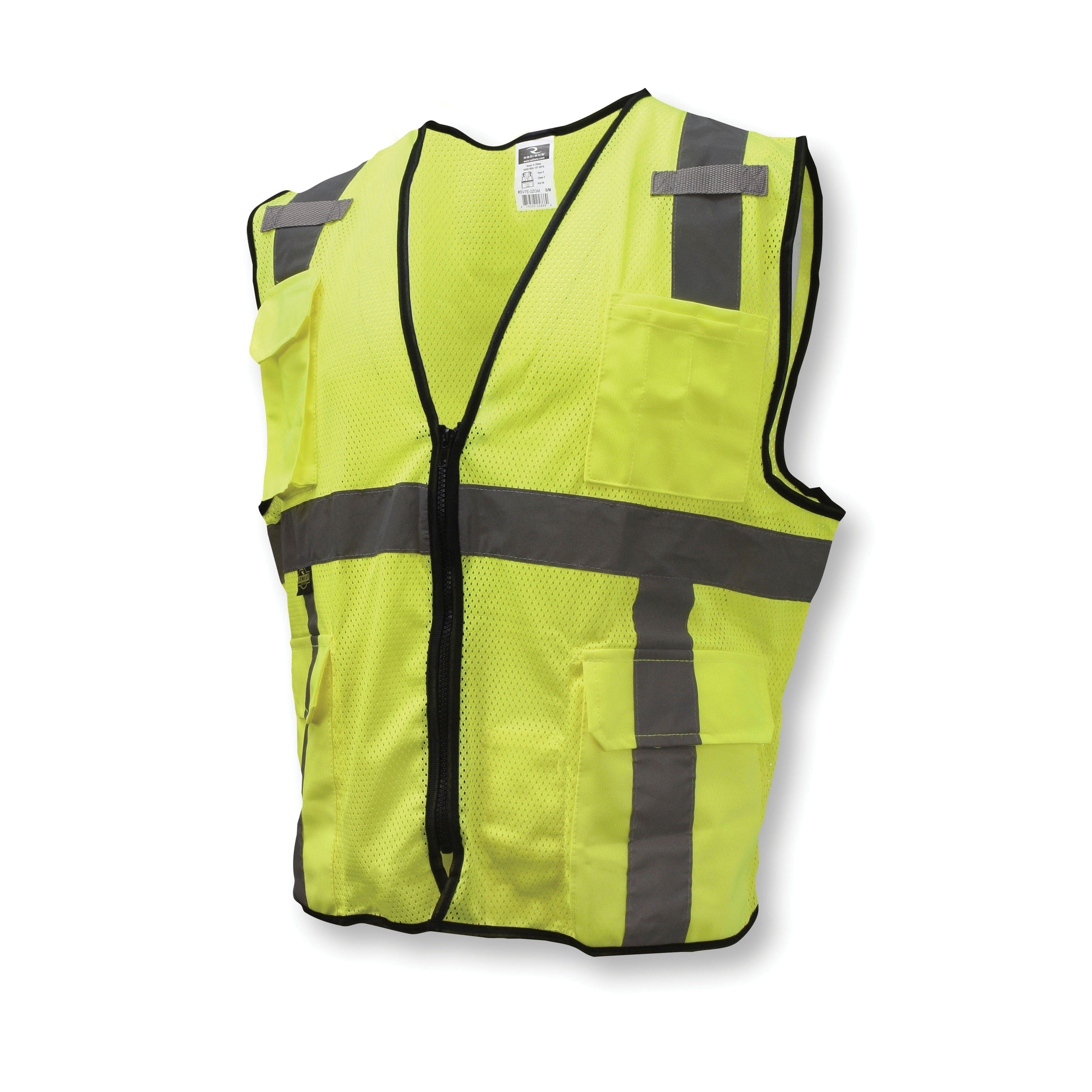 2XL/3XL HI-VIS GRN ECON SURVEYOR VEST