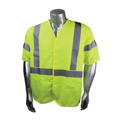 4XL HI-VIS GRN CLASS3 MODACRYLIC FR VEST