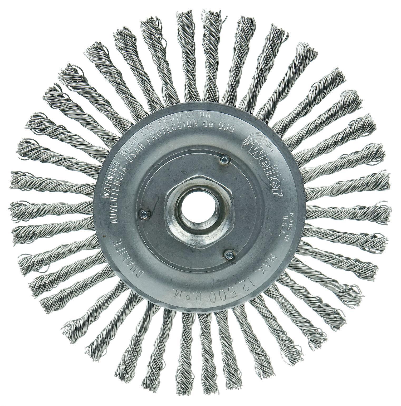 6IN RN JR ROOT BRUSH .020 SS 5/8-11