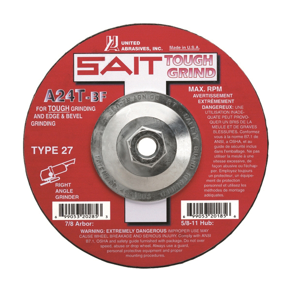 9x1/4x5/8-11 A24T TY27 GRINDING WHEEL